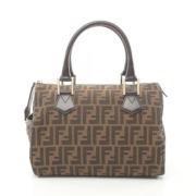 Pre-owned Canvas handbags Fendi Vintage , Brown , Dames