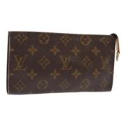 Pre-owned Canvas pouches Louis Vuitton Vintage , Brown , Dames