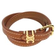 Pre-owned Leather bracelets Celine Vintage , Brown , Dames