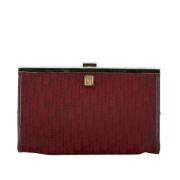 Pre-owned Canvas clutches Dior Vintage , Red , Dames