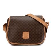 Pre-owned Fabric crossbody-bags Celine Vintage , Brown , Dames