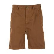 Chino Bermuda Shorts voor Mannen 40Weft , Brown , Heren