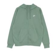 Sportswear Club Hoodie Full Zip Nike , Green , Heren