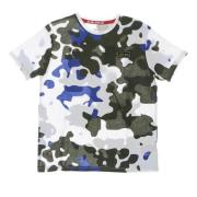 Camo Print Wit T-Shirt Alpha Industries , Multicolor , Heren