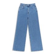 Clara Wide-Leg Jeans Axel Arigato , Blue , Dames