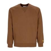 Heren Crewneck Sweatshirt in Tamarinde/Goud Carhartt Wip , Brown , Her...