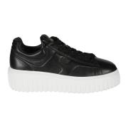 Strepen Sneakers Hogan , Black , Dames