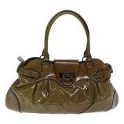 Pre-owned Leather shoulder-bags Salvatore Ferragamo Pre-owned , Brown ...