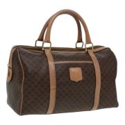 Pre-owned Leather travel-bags Celine Vintage , Brown , Dames