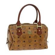 Pre-owned Canvas handbags MCM Pre-owned , Brown , Dames