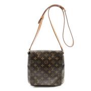 Pre-owned Canvas louis-vuitton-bags Louis Vuitton Vintage , Brown , Da...