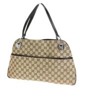 Pre-owned Canvas gucci-bags Gucci Vintage , Brown , Dames