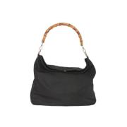 Pre-owned Canvas handbags Gucci Vintage , Black , Dames