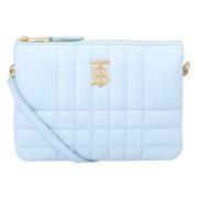 Leather shoulder-bags Burberry , Blue , Dames