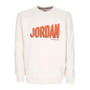 Grafische Fleece Crewneck Sweatshirt Phantom/rush Orange/black Jordan ...