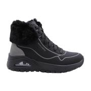 Gezellige Winterlaarzen voor Vrouwen Skechers , Black , Dames