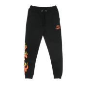 Flame Jogger Sweatpants Zwart Alpha Industries , Black , Heren