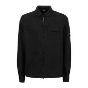 Rits Shirt C.p. Company , Black , Heren