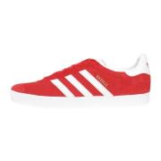 Rode Gazelle Sneakers voor Vrouwen Adidas Originals , Red , Dames