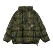 Heren Camo Anorak Donsjas Carhartt Wip , Green , Heren