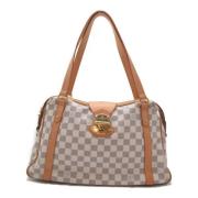 Pre-owned Canvas louis-vuitton-bags Louis Vuitton Vintage , White , Da...