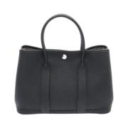 Pre-owned Leather handbags Hermès Vintage , Black , Dames