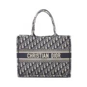 Pre-owned Canvas dior-bags Dior Vintage , Blue , Dames