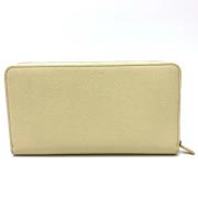 Pre-owned Leather wallets Celine Vintage , Beige , Dames