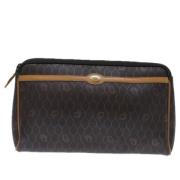 Pre-owned Canvas clutches Dior Vintage , Black , Dames