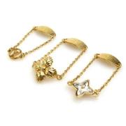 Pre-owned Metal louis-vuitton-jewelry Louis Vuitton Vintage , Yellow ,...