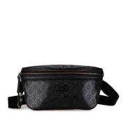 Pre-owned Fabric crossbody-bags Gucci Vintage , Black , Dames