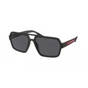 Zonnebril Linea Rossa PS 01Xs Prada , Black , Heren