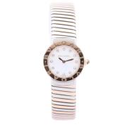 Pre-owned Yellow Gold watches Bvlgari Vintage , White , Dames