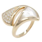 Pre-owned Rose Gold rings Bvlgari Vintage , White , Dames