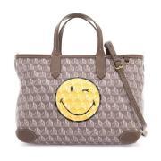 Knipogend Gezicht Tote Tas Anya Hindmarch , Gray , Dames