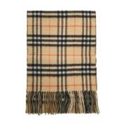 Geruit Kasjmier Omkeerbare Sjaal Burberry , Multicolor , Dames