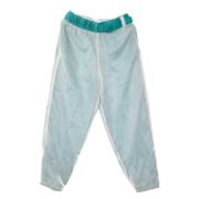 Hoge Taille Mesh Broek Groen/Wit/Zwart Nike , Green , Dames