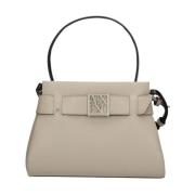 Elegante Handtas Kleine Pisco Stijl Armani Exchange , Beige , Dames