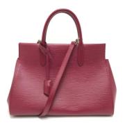 Pre-owned Leather louis-vuitton-bags Louis Vuitton Vintage , Red , Dam...