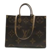 Pre-owned Canvas louis-vuitton-bags Louis Vuitton Vintage , Brown , Da...