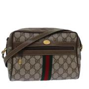 Pre-owned Leather gucci-bags Gucci Vintage , Beige , Dames