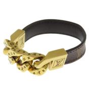 Pre-owned Metal bracelets Louis Vuitton Vintage , Yellow , Dames