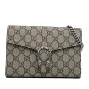 Pre-owned Fabric crossbody-bags Gucci Vintage , Beige , Dames