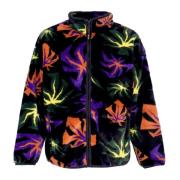 Plant Patroon Sherpa Rits Jas HUF , Multicolor , Heren