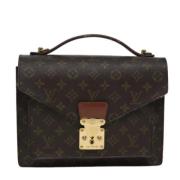 Pre-owned Canvas louis-vuitton-bags Louis Vuitton Vintage , Brown , Da...