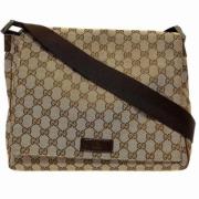 Pre-owned Canvas gucci-bags Gucci Vintage , Brown , Dames