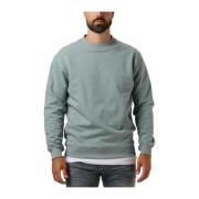 Blauwe Crewneck Loose Fit Sweater Pure Path , Blue , Heren