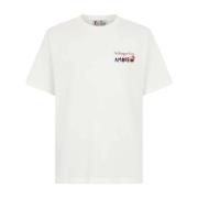 Witte T-shirts en Polos MC2 Saint Barth , White , Heren