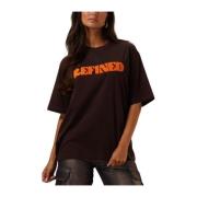 Bruin Dames T-shirt Maggy Refined Department , Brown , Dames