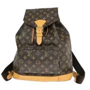 Pre-owned Canvas backpacks Louis Vuitton Vintage , Brown , Dames